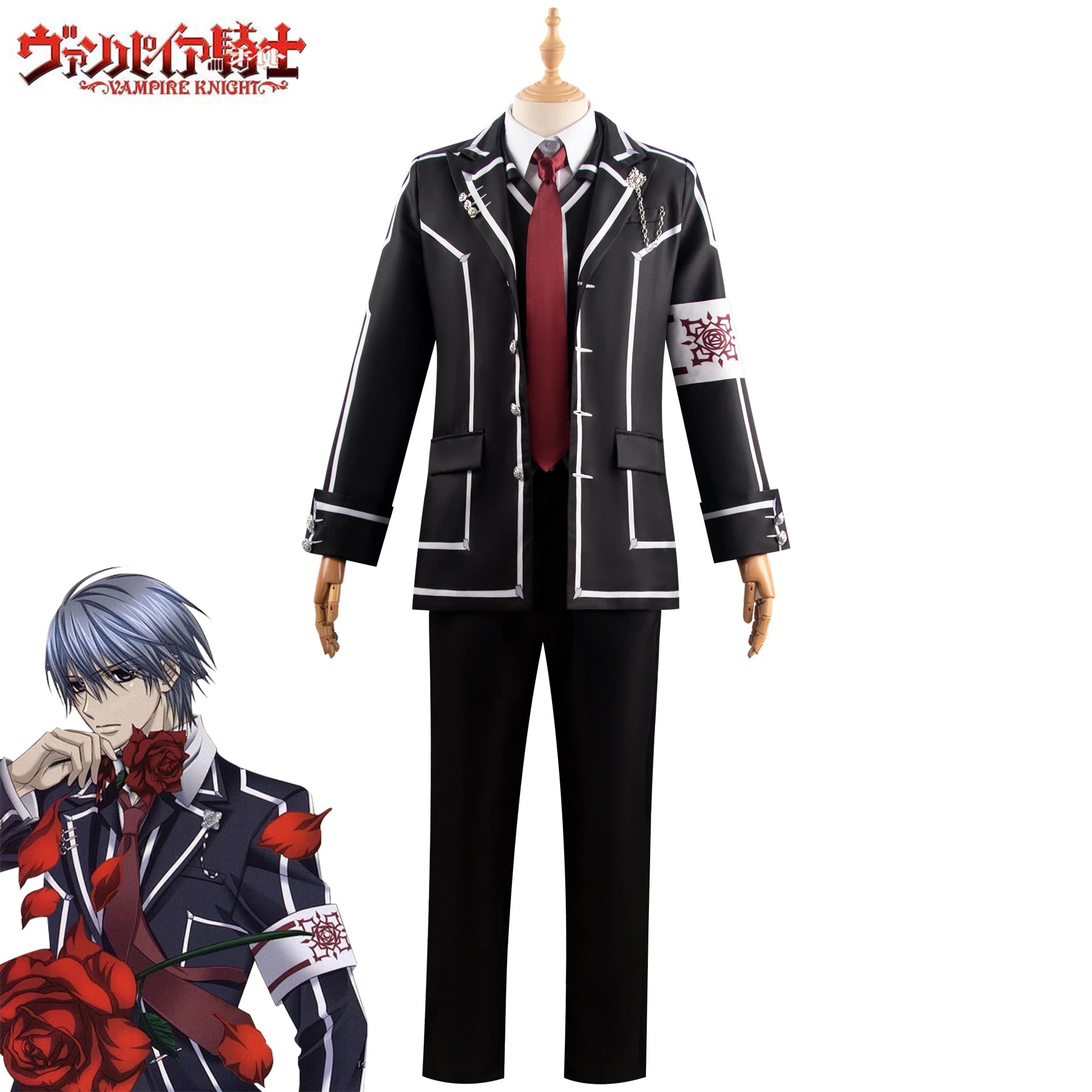 ゴールデンフォックス ヴァンパイア騎士 Cos 制服 制服 九蘭蜀 ブラックマスター ユキツイ ソイゼロ コスプレ 紳士服