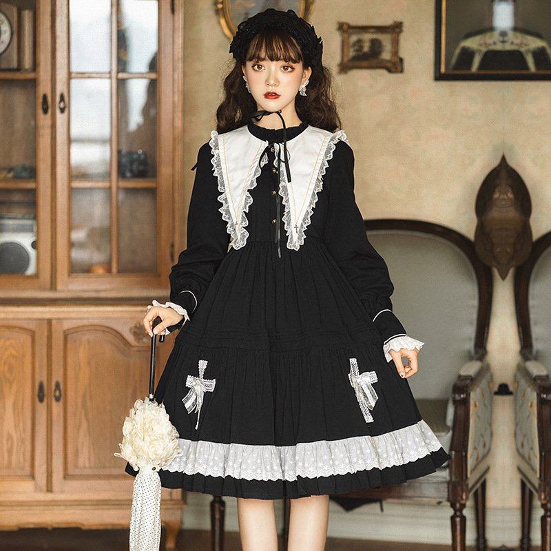 激安ブランド ロリータメイド服 黒 agapeeurope.org