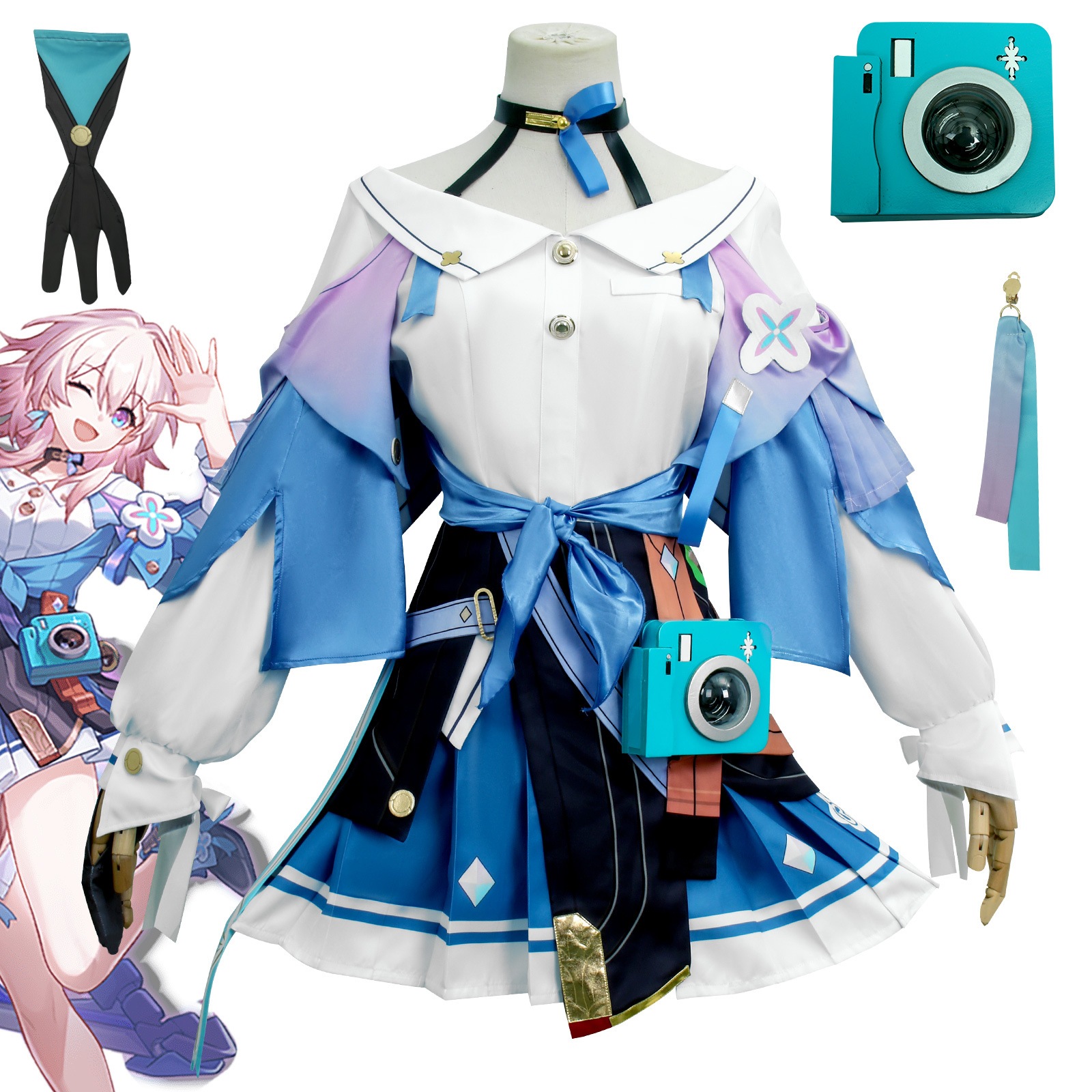 【2025新作】コスプレ 仮装崩壊星穹鉄道cos服三月七コスプレ衣装二次元アニメゲームアニメ イベント用品