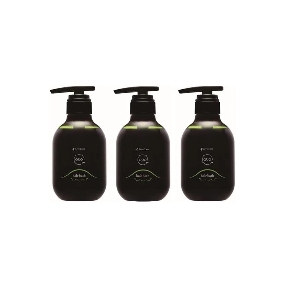 アマトラ QUO クゥオ ヘアバス H シャンプー 375ml 3個セット