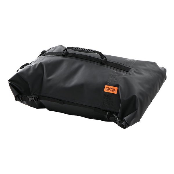 バイク用 ターポリンツーリングシートバッグ 容量60L/ブラック DBT427-BK