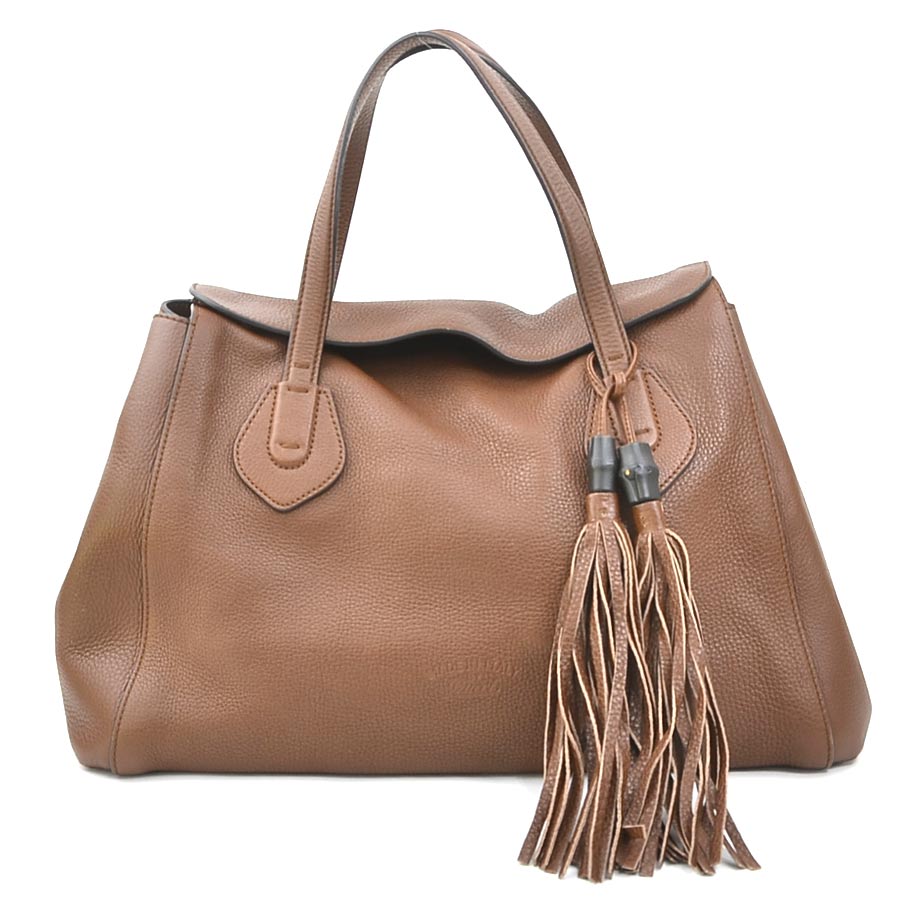 グッチ GUCCI ハンドバッグ スウィング レザー ブラウン ユニセックス 354476 e60671a