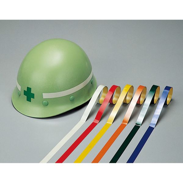 ヘルメット用ライン HL-B（大） カラー：反射赤 [10本1組] [単品]