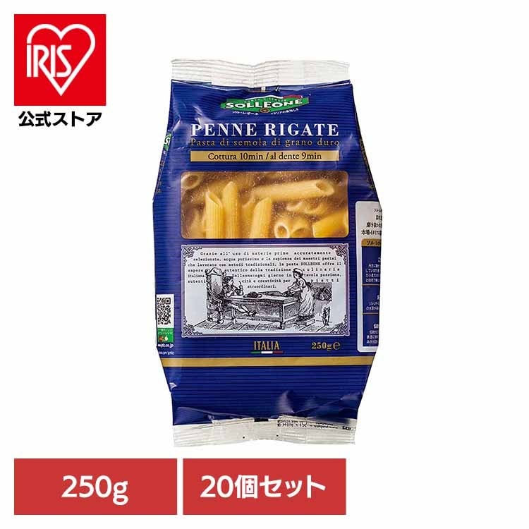 【人気商品】【20個】ソル・レオーネ　ペンネ・リガーテ 日欧商事株式会社
