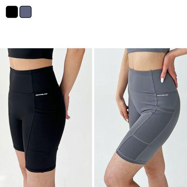 女性スポーツポケットスパンバンディング5部丈レギンス DJW LGH SDBC1902W_P393201012