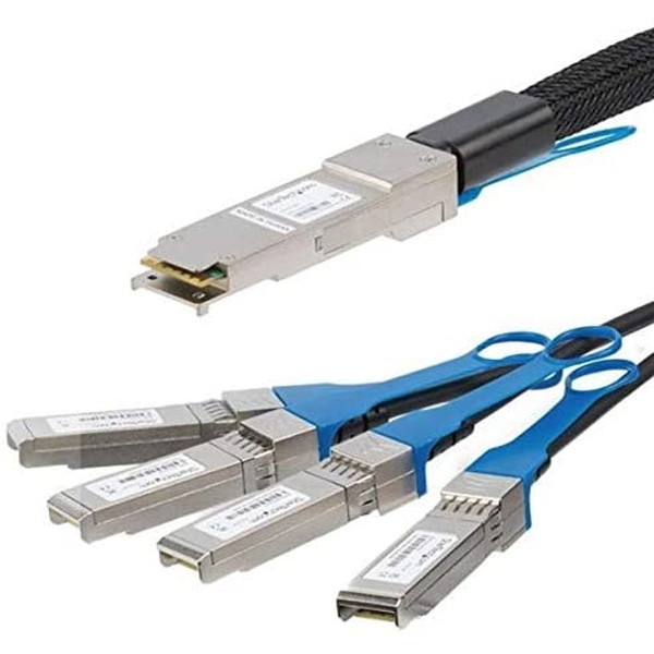 StarTech QSFP4SFPPC3M QSFP+ DAC Twinax ブレークアウトケーブル 3m MSA準拠 40GbE メーカー直送