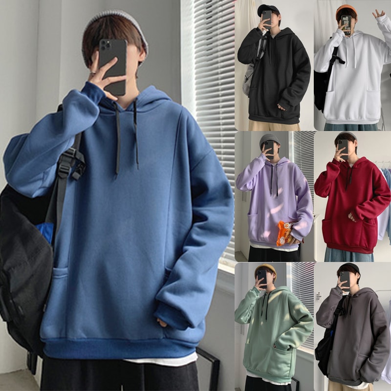 送料無料 パーカー 韓国系 メンズ 長袖 総柄  2色 4819 Qoo10] 韓国 ファッション メンズ パーカー 長 : メンズファッション