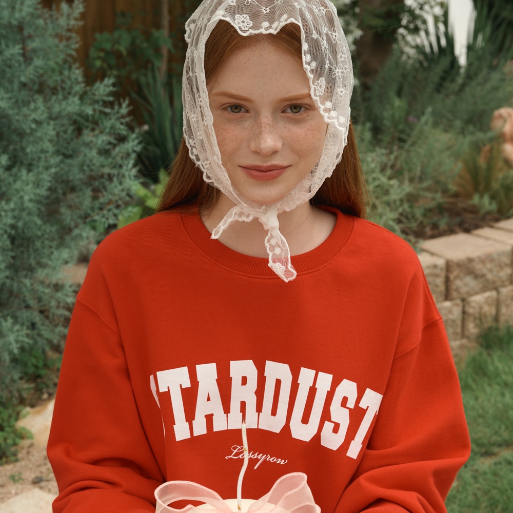 Stardust sweatshirt Red