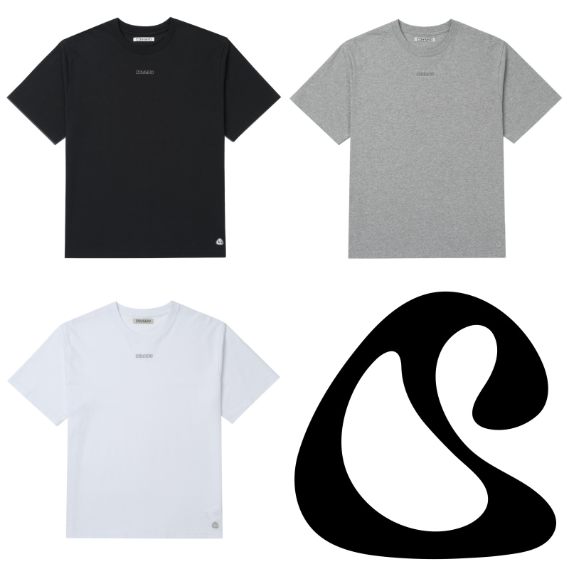 【COYSEIO】 MINI LOGO REGULAR T-SHIRT : 3COLORS
