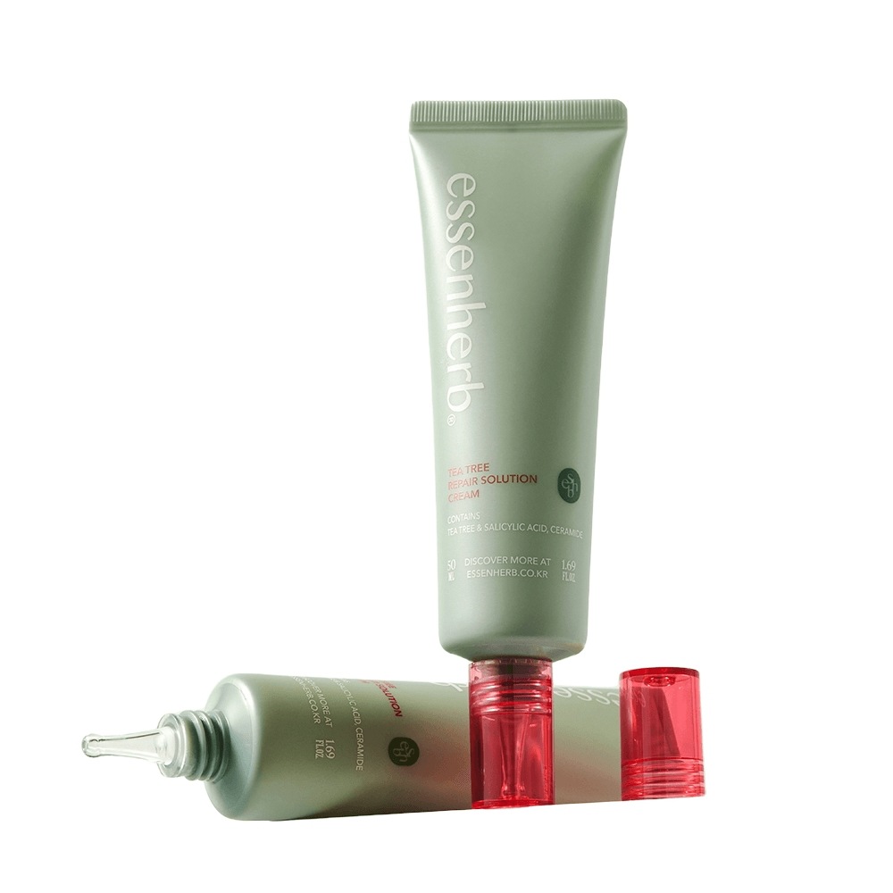 [2個] エッセンハーブ ティーツリーリペアソリューション クリーム 50ml