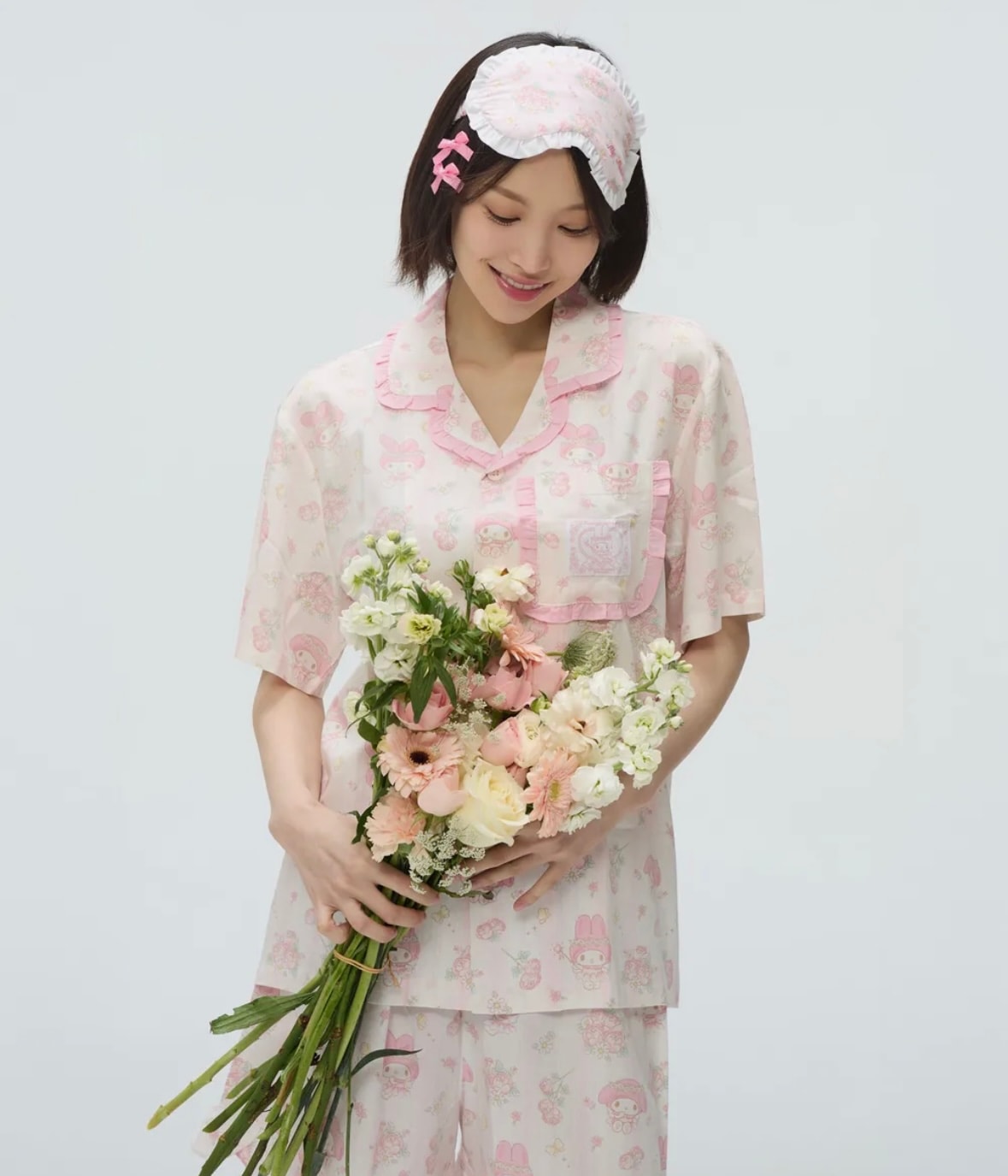 マイメロディ 夏パジャマ半そでシャツ半ズボン 女共用 マイメロ 7,405円