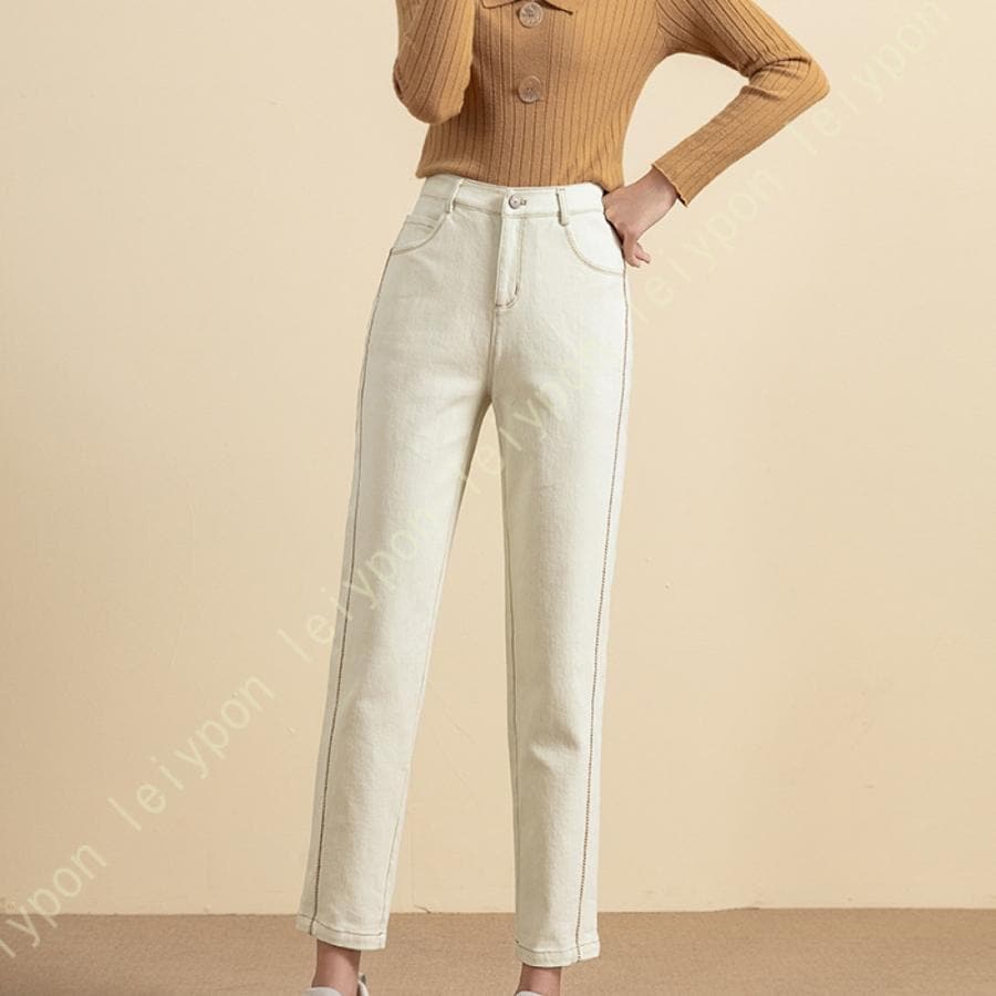 レディース 超軽量 ダウンパンツ ジーンズ 無地 ロングパンツ 冬 防寒 暖かい アウトドア 防風 保温 女性 大人 ダウンパンツ 防風 保温 キャンプ 秋冬 スリム