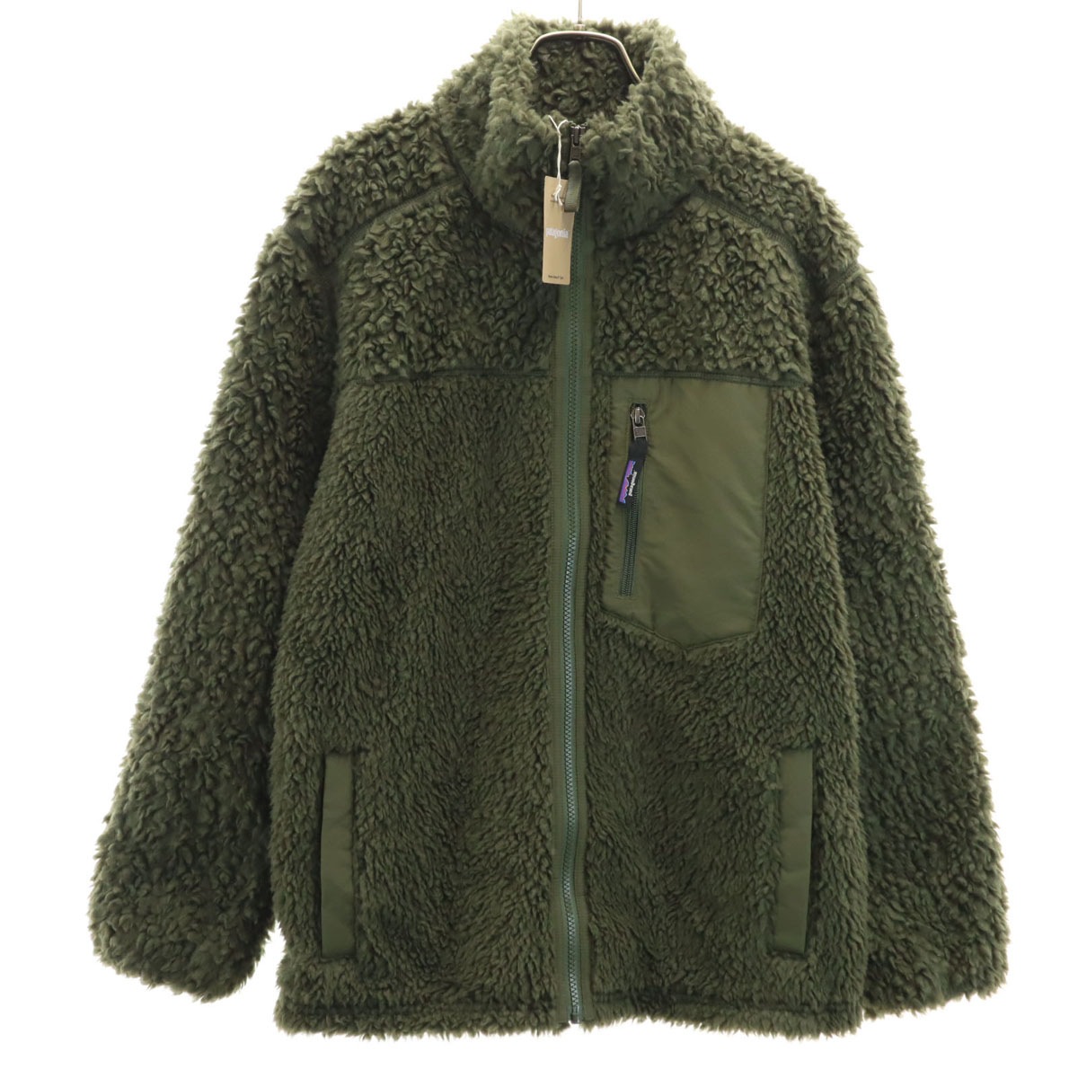 未使用 レトロX コート S カーキ 23095FA23 アウトドア フリース レディース 古着