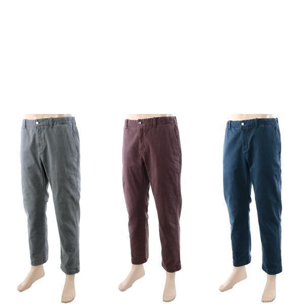 YJEFTA380_ガーメントダイイング コットン スパン バンディング パンツ