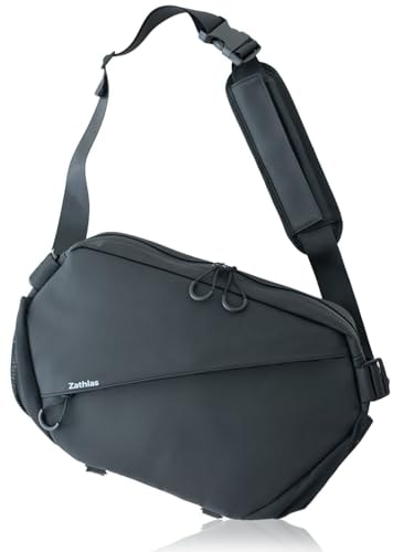 Zathlas カメラバッグ ショルダー 【拡張する収納】 防水 一眼レフ 三脚収納 磁石不使用 おしゃれ