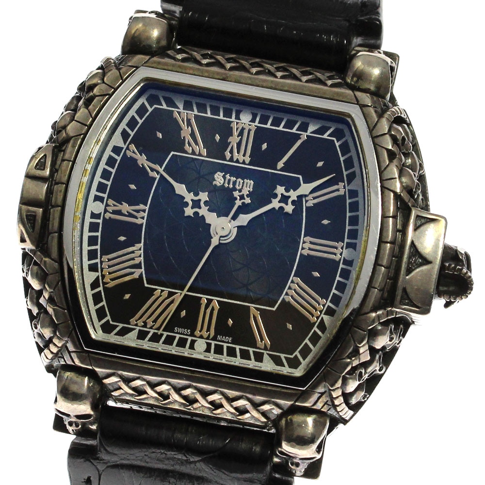 ストローム アゴニウム コレクション Strom Agonium Collection C09-01 メメント・モリ 自動巻き メンズ 箱・保証書付き_713506【中古】