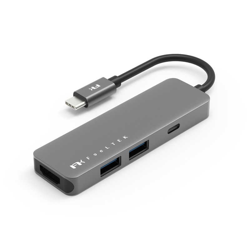 FEELTEK　Portable 4-in-1 USB-C Hub　HCM004AP2F