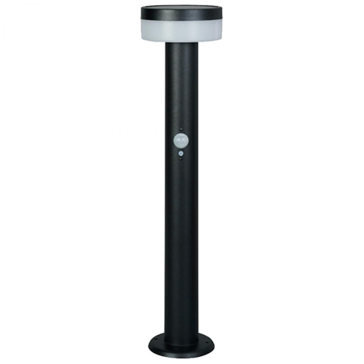 ムサシ ガーデンライト 100 ブラック GL-S100BK 電源不要 ソーラー発電 丸型 庭 センサーライト 常夜灯 庭 ライト 玄関 ガーテン 工事不要