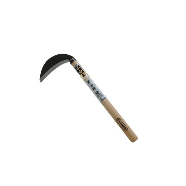 千吉 金 片刃厚鎌 165MM 園芸道具 鎌 厚鎌