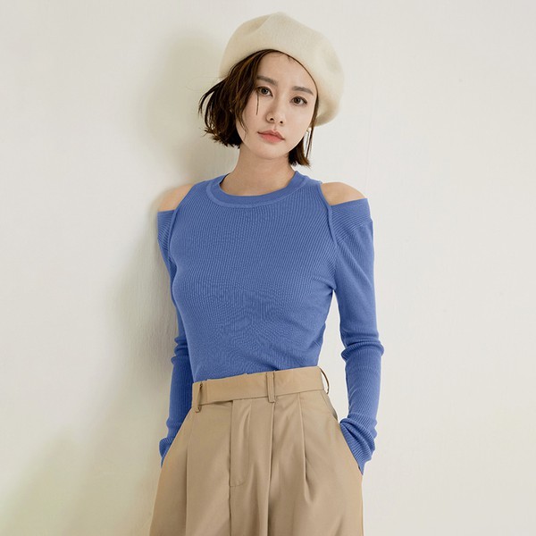 썬LS_肩切りニットトップ_BLUE