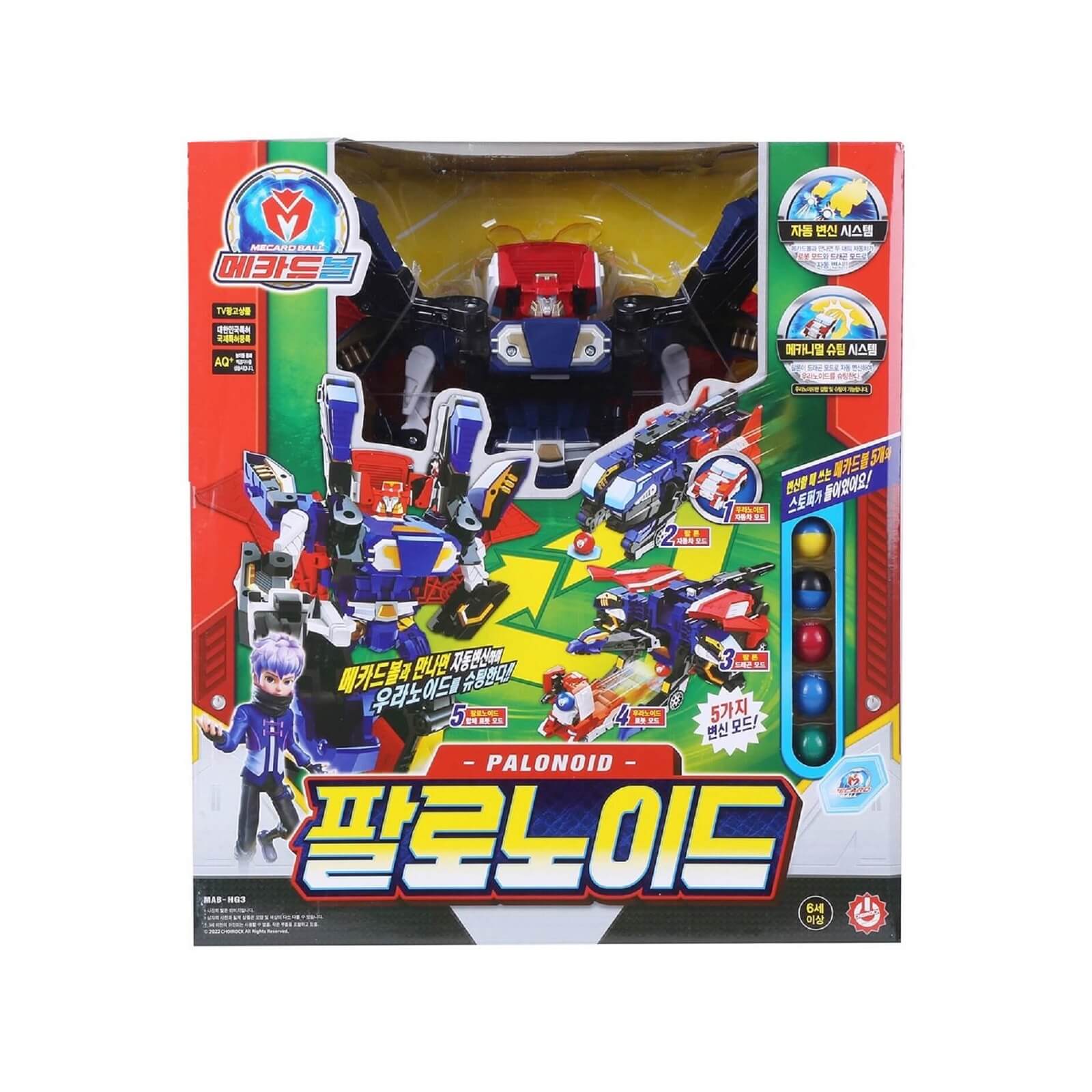 メカードボール パロノイドビヒクル車韓国自動変身ロボット玩具 Mecardball Palonoid