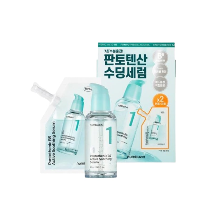 [水分鎮静] 1番 パントテン産 スージングセラム, 50ml(+レフィル50ml)