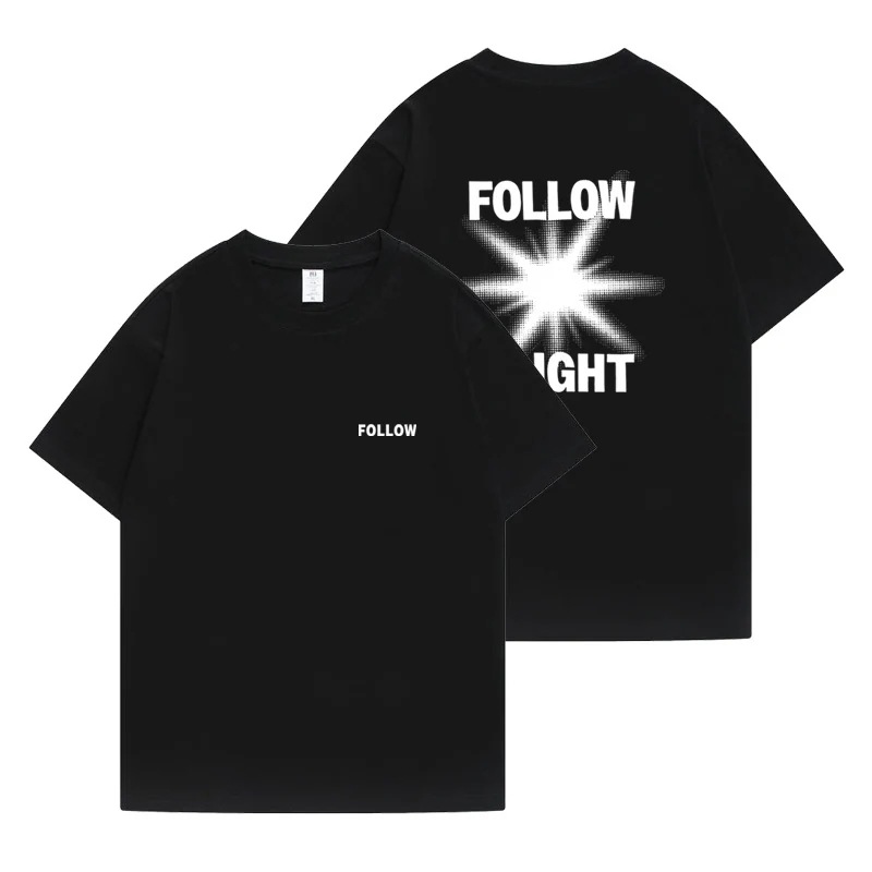 【急速出荷!2枚購入で300円 OFF!】seventeen Follow 半袖tシャツ トップス コットン ラウンドネック 右肩2枚購入でカード1パスケースTシャツ・カットソー