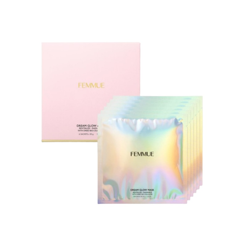 [6枚]ドリームグローマスクパック 活力光彩/保湿栄養