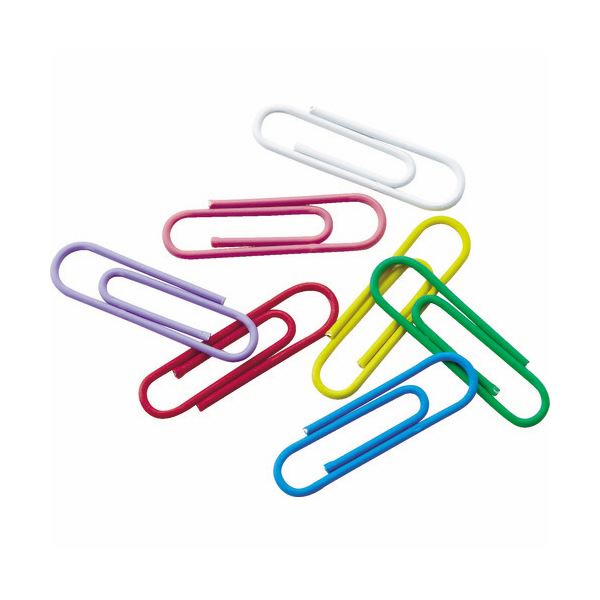 （まとめ）TRUSCO カラーゼムクリップ7色アソート 大 28mm TGMC-1-360 1箱（360本）10セット