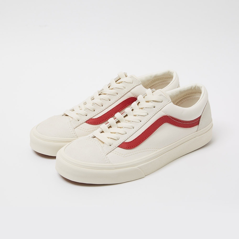 バンズスタイル 36-マシュマロ:レーシングレッド/VN0A3DZ3OXS1