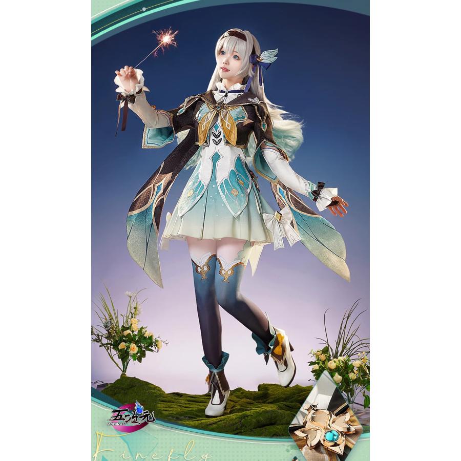 即納あり 三分妄想　崩壊スターレイル　コスプレ　スタレ　ホタル　衣装　ins大人気 ウィッグ　靴　武器 髙!品!質