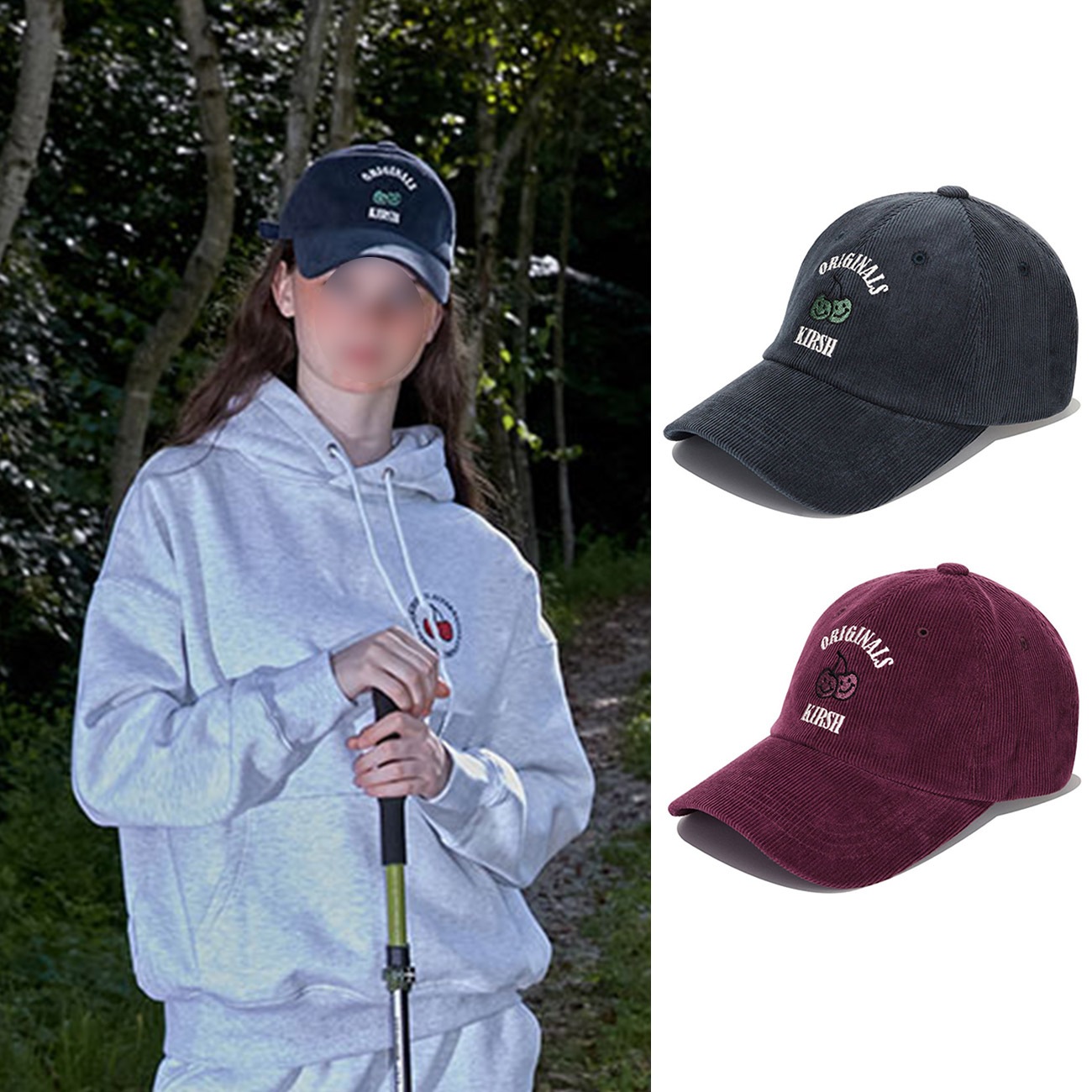 1年保証』 DOODLE CHERRY CORDUROY BALL CAP KA キャップ 帽子 キャップ