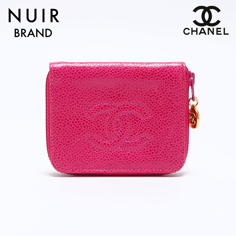 CHANEL シャネル ミニポーチ コインケース 小銭入れ ピンク