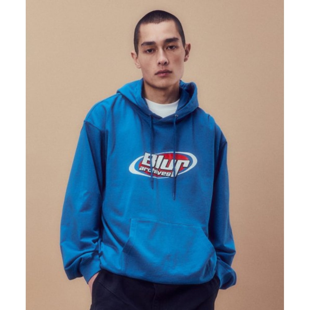 BLUR レトロブラーパーカー [ブルー]