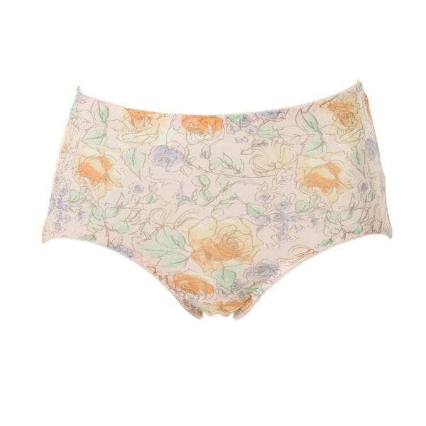 女性モーダルスパンバラ柄婦人パンツ3枚セット[VPT6750-SET]