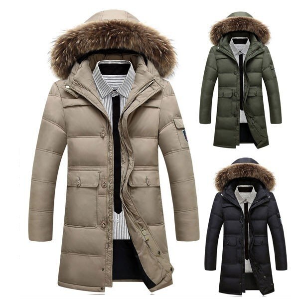 ダウンコート メンズ ロング 中綿 ダウンジャケット 毛皮 フード 防寒防風 軽くてあったか