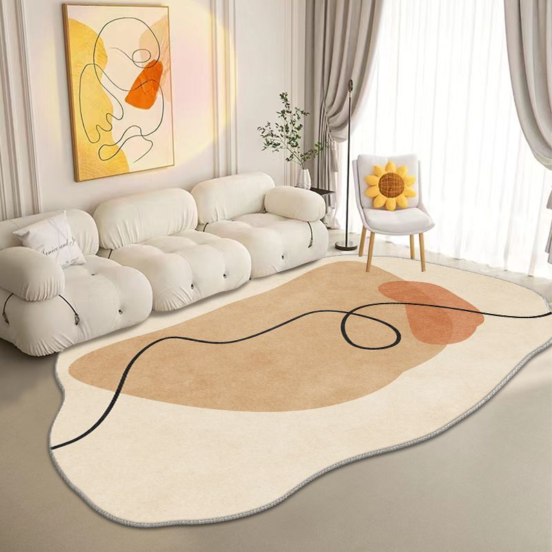 新品限定カーペット 不規則なリビングルーム カーペット ベッドルーム ソファ型フロアマット