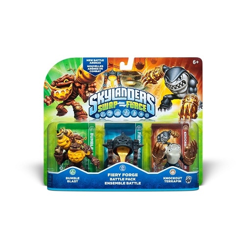 Skylanders SWAP FORCE BATTLE PACK : BUMBLE BLAST/FIERY FORGE/KNOCKOUT TERRAFIN 　スカイランダーズ　スワップフォース バト