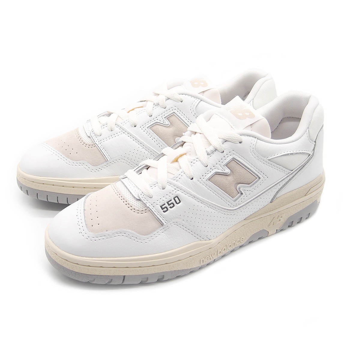BB550PWG WHITE/BEIGE Dワイズ メンズ スニーカー バスケットボール