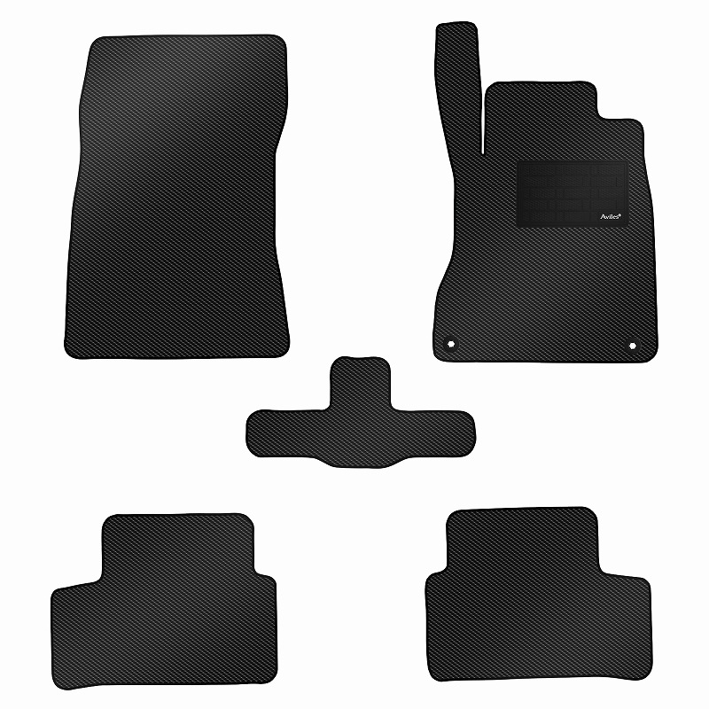 [防水マット]ベンツ 新型 Bクラス W247 フロアマット [カーボン柄]