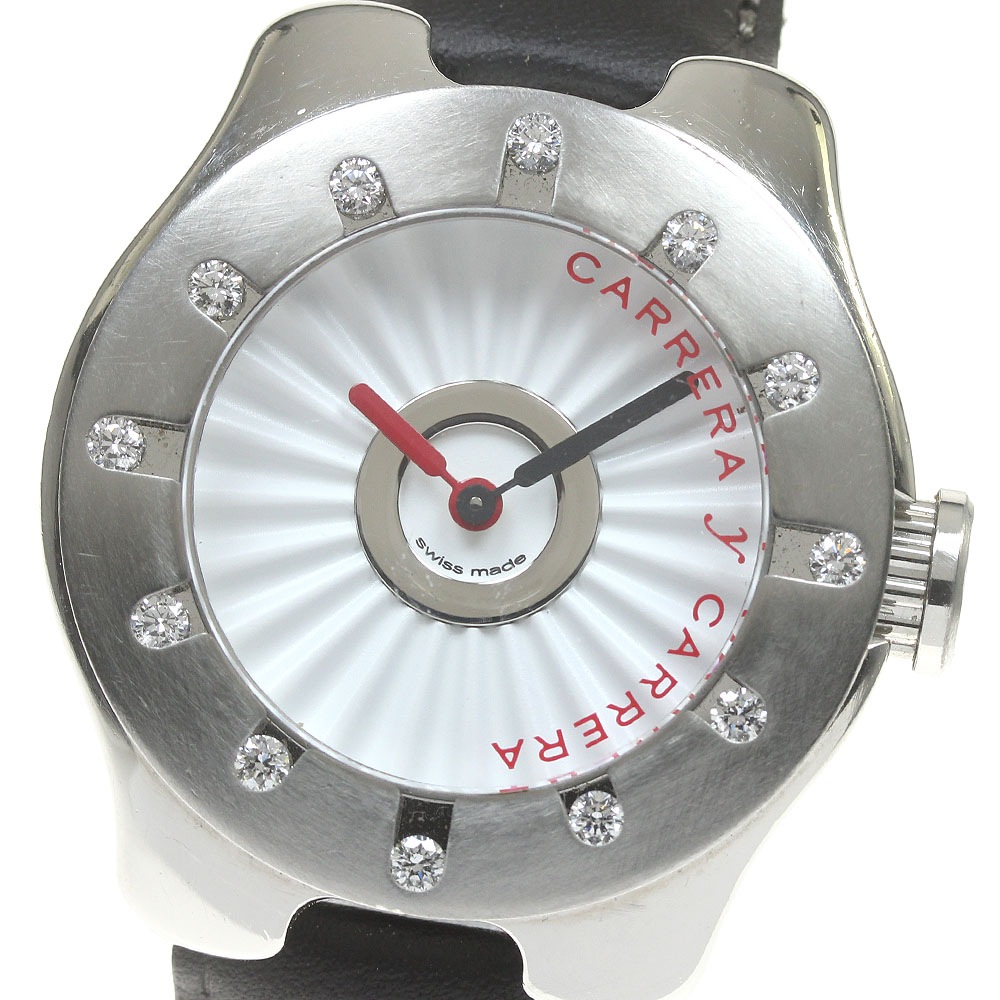 カレライカレラ Carrera y Carrera アバロン ダイヤベゼル クォーツ メンズ _842516【中古】