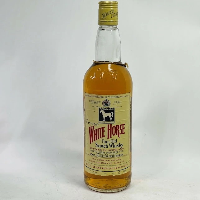 【未成年の飲酒は法律で禁じられています】ホワイトホース 旧ラベル スクリューキャップ ウイスキー 760ml43度　Y446