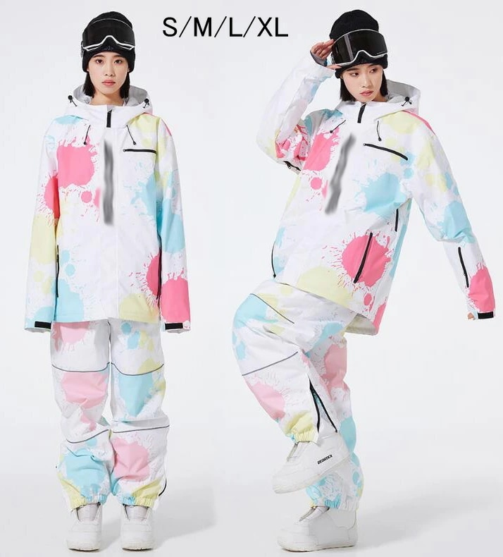 新品セールスキーウェア レディース 可愛い スノボ ウェア 暖かい スノーボードウェア 男女兼用 ペアスノーウェア 韓国風 大きいサイズ メンズスノボウェア カップル ボードウェア スノーボード スキ