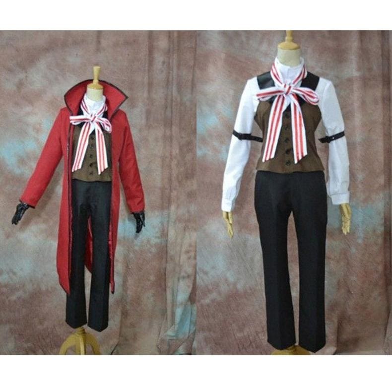 オーダーメイド 黒執事 コスプレ衣装 グレル・サトクリフ コスプレ衣装AB005F/代引不可