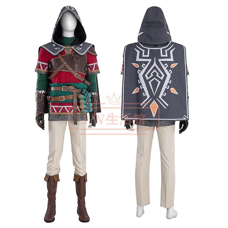 【新品開催 即納】ゼルダ伝説 ティアーズ オブ ザ キングダム Link リンク コスプレ衣装 靴 コスチューム 演出服 アニメ ゲーム ハロウィン cosplay 変装