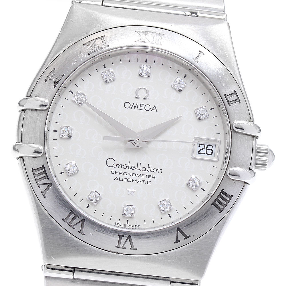 オメガ OMEGA 1504.35 コンステレーション 50周年 デイト 11Pダイヤ 自動巻き メンズ _934277【中古】