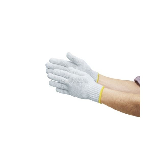 （まとめ）丸和ケミカル 日本一軍手 2本編 124 1パック（12双） [x5セット]