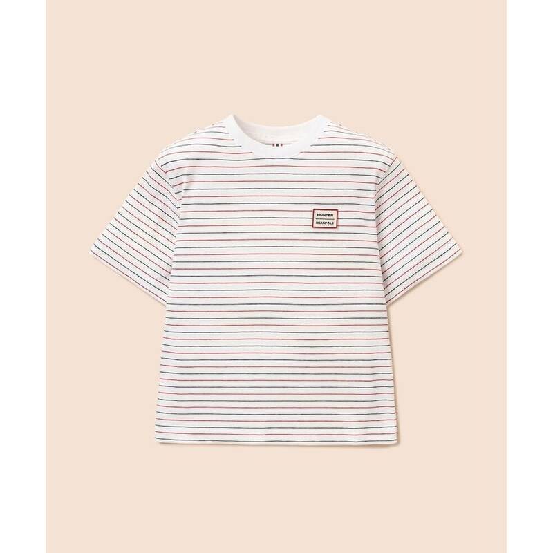 ビーンポールキッズ BEANPOLE KIDS [ハンター HUNTER] ストライプTシャツ ホワイト (BI6642U071) BI6642U071 423038