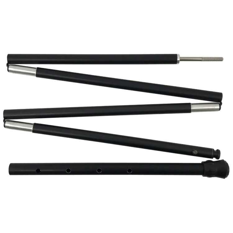 シナノワークス THE POLE SUB 120 折畳 ブラック 108～120cm（4cmごと4段階）怪／14mm＋16mm #777033