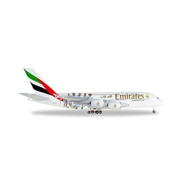 Herpa Emirates Airbus A380Real Madrid 529242 並行輸入品